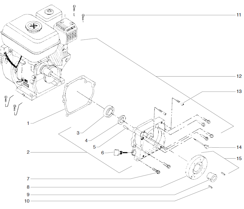 PowrLiner 3100 Engine Assembly Parts